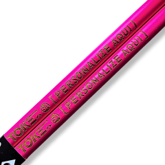 Baquetas Personalizadas Luminosas Pink