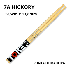 Baquetas Toke  Hickory - 1 PAR (Sem personalização)